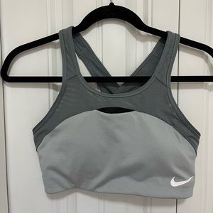 Grey Nike Sports Bra
